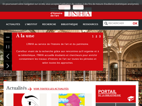 'inha.fr' screenshot