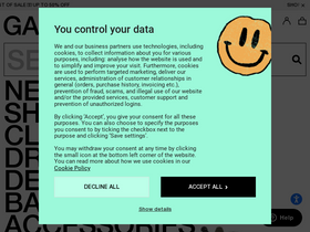GANNI homepage screenshot