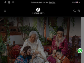 hafsazahra.com homepage screenshot