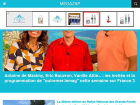 'megazap.fr' screenshot