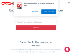 'catched.com' screenshot