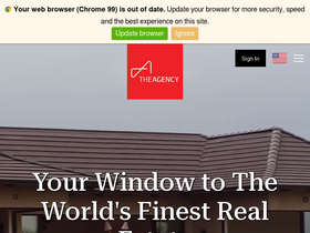 'theagencyre.com' screenshot