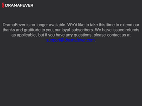 'dramafever.com' screenshot
