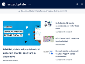 'finanzadigitale.com' screenshot