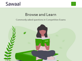 'sawaal.com' screenshot