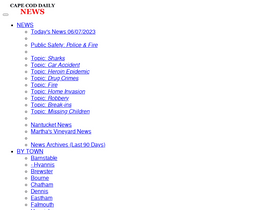 'capecoddaily.com' screenshot