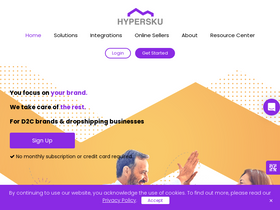 'hypersku.com' screenshot