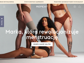 repeat-undies.pl homepage screenshot