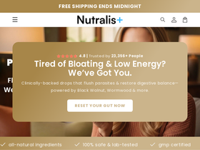 Trynutralis homepage screenshot