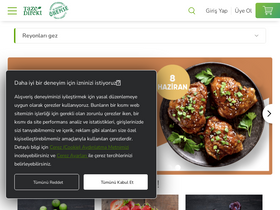 'tazedirekt.com' screenshot