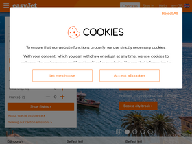 'easyjet.com' screenshot