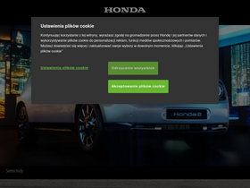 'honda.pl' screenshot