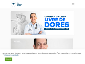 'drgabrielazzini.com.br' screenshot