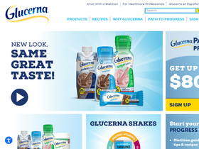 'glucerna.com' screenshot