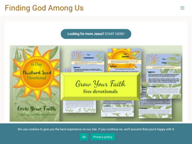'findinggodamongus.com' screenshot
