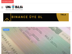 'unibilgi.net' screenshot