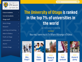 'otago.ac.nz' screenshot