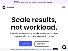 'revealbot.com' screenshot
