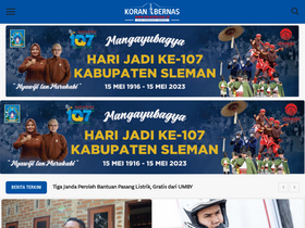 'koranbernas.id' screenshot