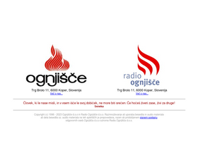 'ognjisce.si' screenshot