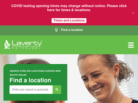 'laverty.com.au' screenshot
