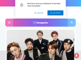 'kmagazine.mx' screenshot
