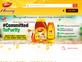 'daburhoney.com' screenshot