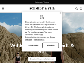 Schmidt & Stil website screenshot