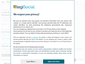 'legisocial.fr' screenshot