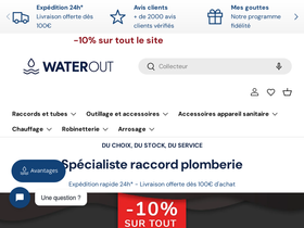 'waterout.fr' screenshot