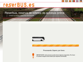 'reserbus.es' screenshot