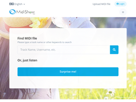'midishow.com' screenshot