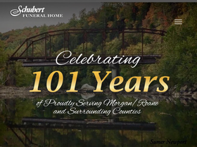 'schubertfuneralhome.com' screenshot