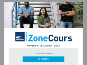 zonecours2.hec.ca Market Share, Revenue and Traffic Analytics | Similarweb