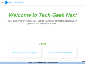 'techgeeknext.com' screenshot