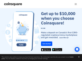 'coinsquare.com' screenshot