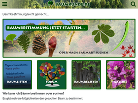 'baumkunde.de' screenshot