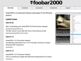 'foobar2000.org' screenshot