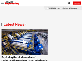 'power-eng.com' screenshot