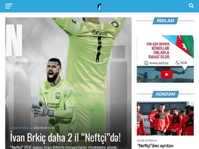 'futbolinfo.az' screenshot