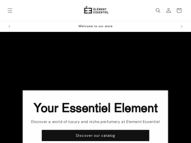 elemtessential.com homepage screenshot