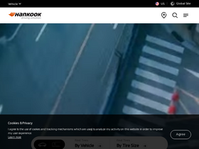 'hankooktire.com' screenshot