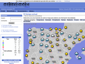 'meteoclimatic.net' screenshot