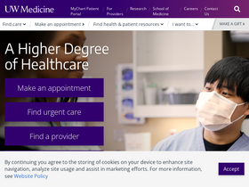 'uwmedicine.org' screenshot