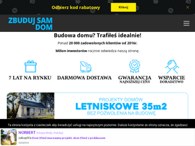 'zbudujsamdom.pl' screenshot