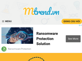 'mtrend.vn' screenshot