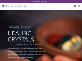 'moonrisecrystals.com' screenshot