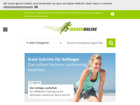 'joggen-online.de' screenshot