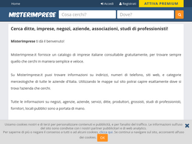 'misterimprese.it' screenshot