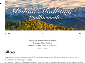 'dolinamodlitwy.pl' screenshot